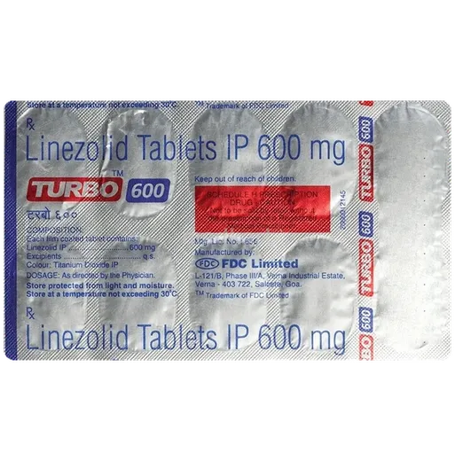 turbo 600mg tablet 10's